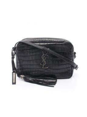 Saint Laurent Paris Shoulder Bag Lou Monogram Croco